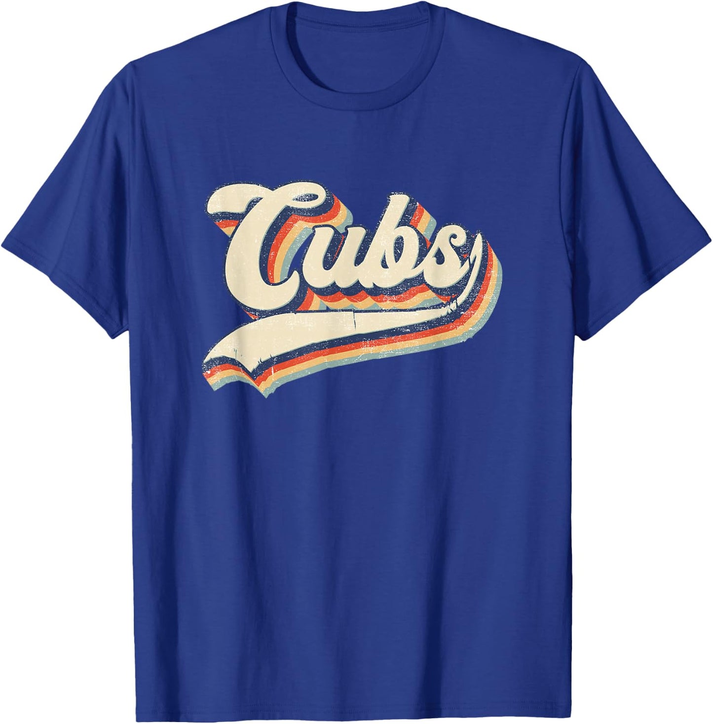 Cubs Sports Name Vintage Retro Gift Men Women Boy Girl T-Shirt - T-Shirt | Royal
