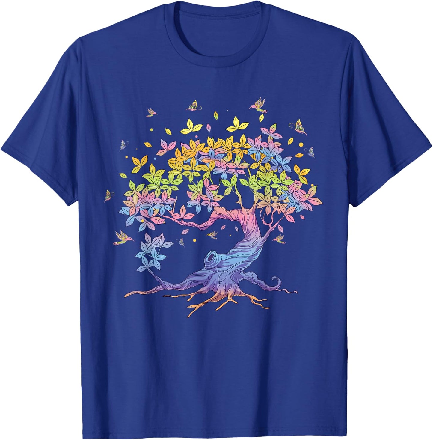 Colourful life is really good tree of life art T-Shirt - T-Shirt | Royal