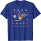 Pool Billiard Ugly Christmas Sweater Snooker Player 8 Ball T-Shirt - T-Shirt | Royal