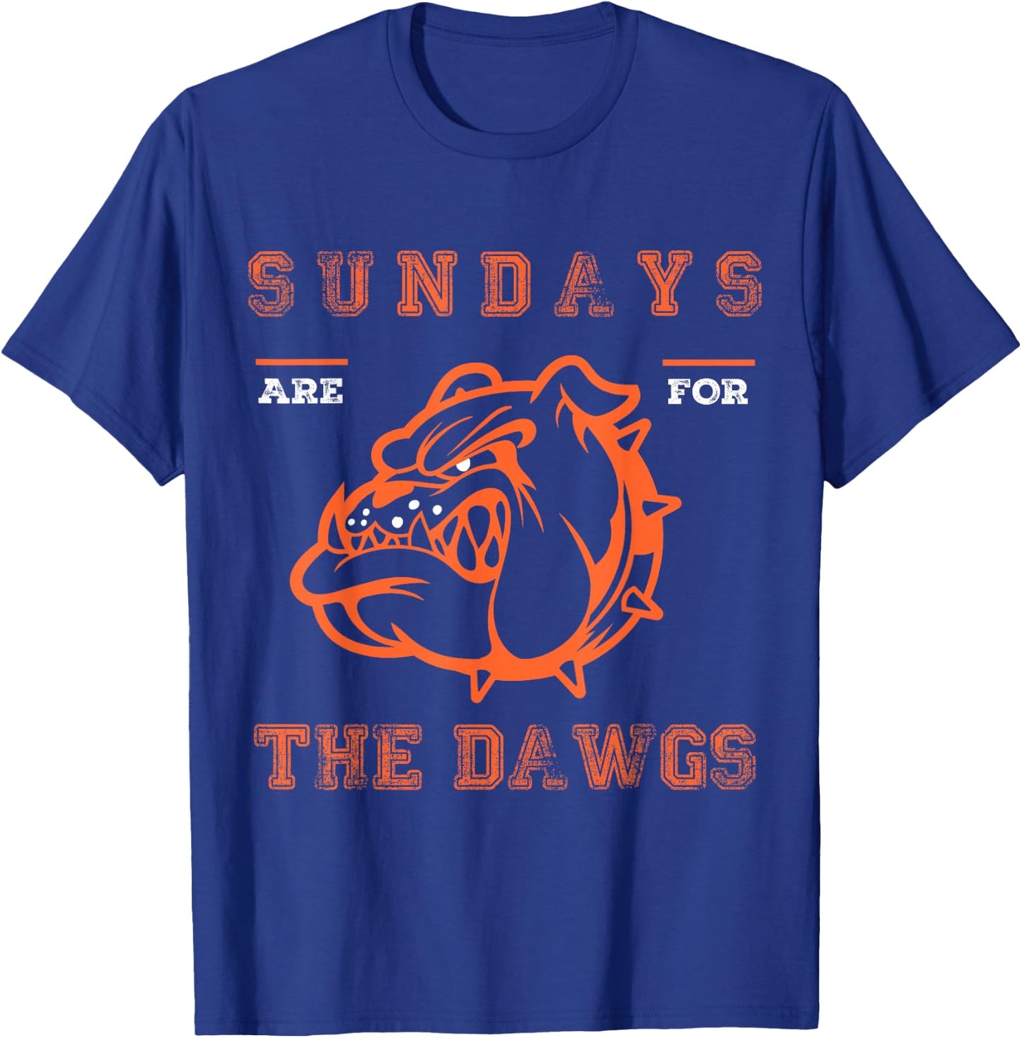 Sundays are for the Dawgs Cleveland Ohio Present Dawg T-Shirt - T-Shirt | Royal