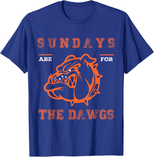 Sundays are for the Dawgs Cleveland Ohio Present Dawg T-Shirt - T-Shirt | Royal