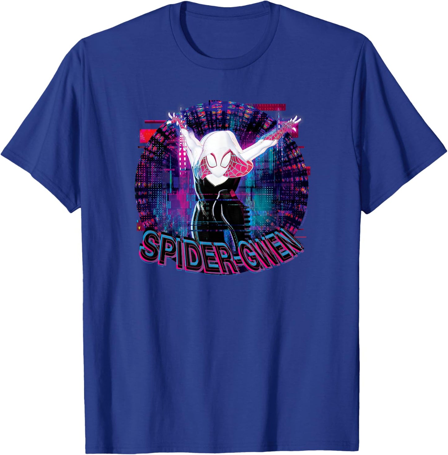 Marvel Spider-Man Across The Spider-Verse Part 1 Glitch Gwen T-Shirt - T-Shirt | Royal