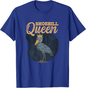 Shoebill Queen Design for a Shoebill stork lady T-Shirt - T-Shirt | Royal