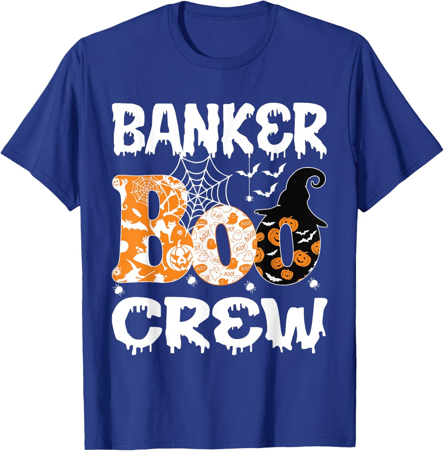 Banker Boo Crew banker halloween costume banker halloween T-Shirt - T-Shirt | Royal