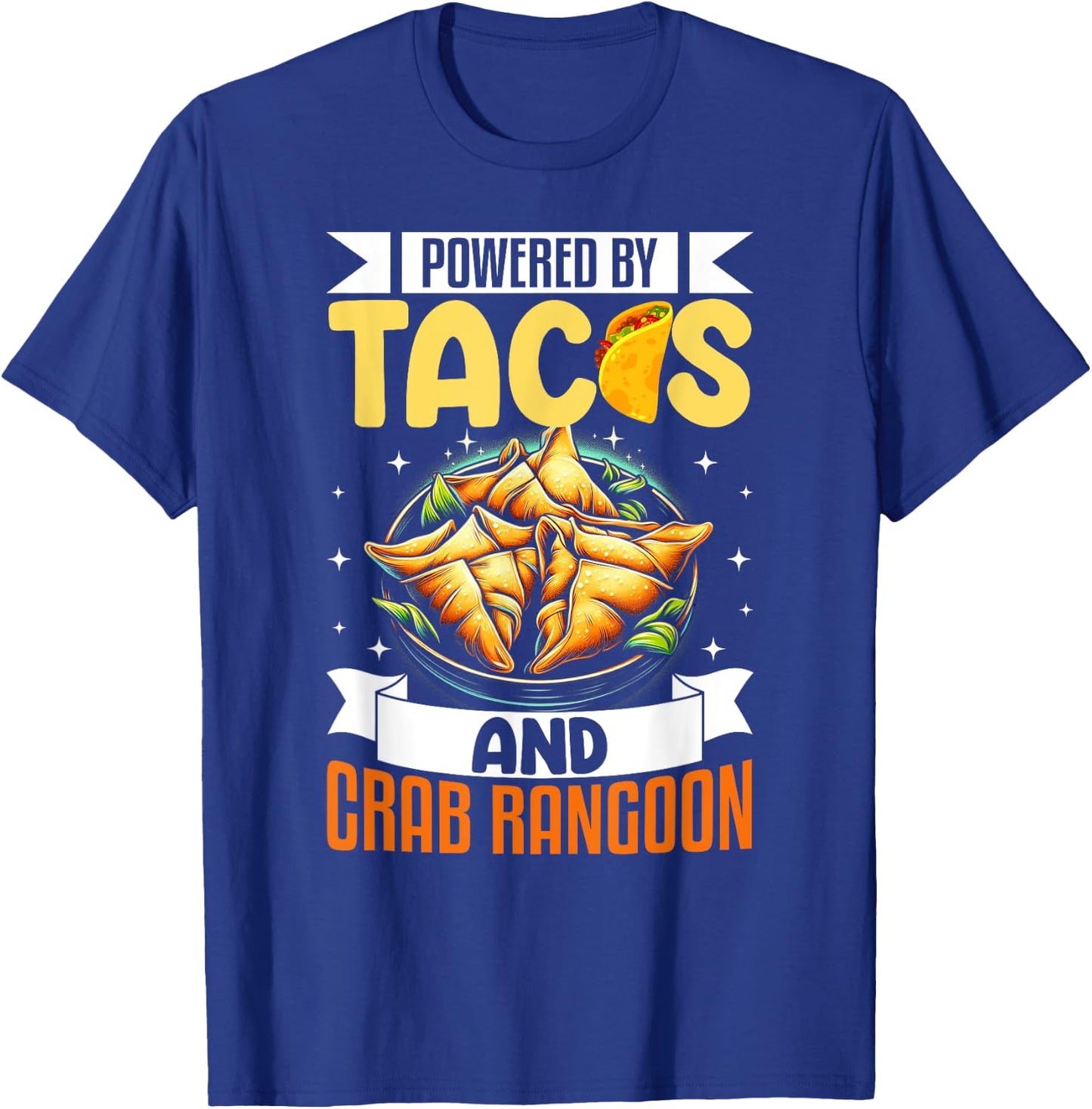Crab Rangoon Shirt Funny Taco Lover Seafood Crab Rangoon T-Shirt - T-Shirt | Royal