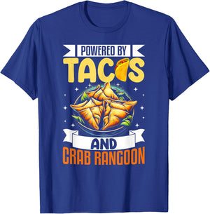 Crab Rangoon Shirt Funny Taco Lover Seafood Crab Rangoon T-Shirt - T-Shirt | Royal