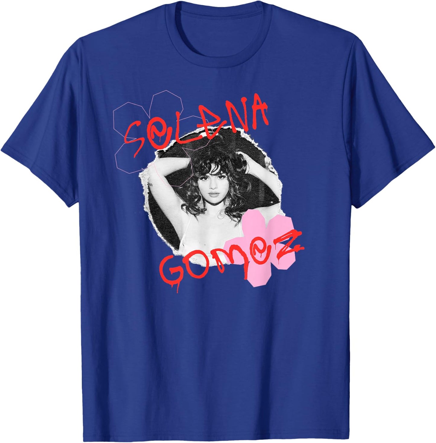 Official Selena Gomez Flower Photo T-Shirt - T-Shirt | Royal