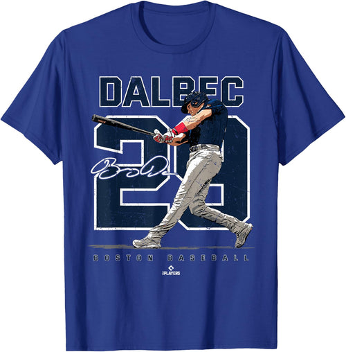 Number and Portrait Bobby Dalbec Boston MLBPA