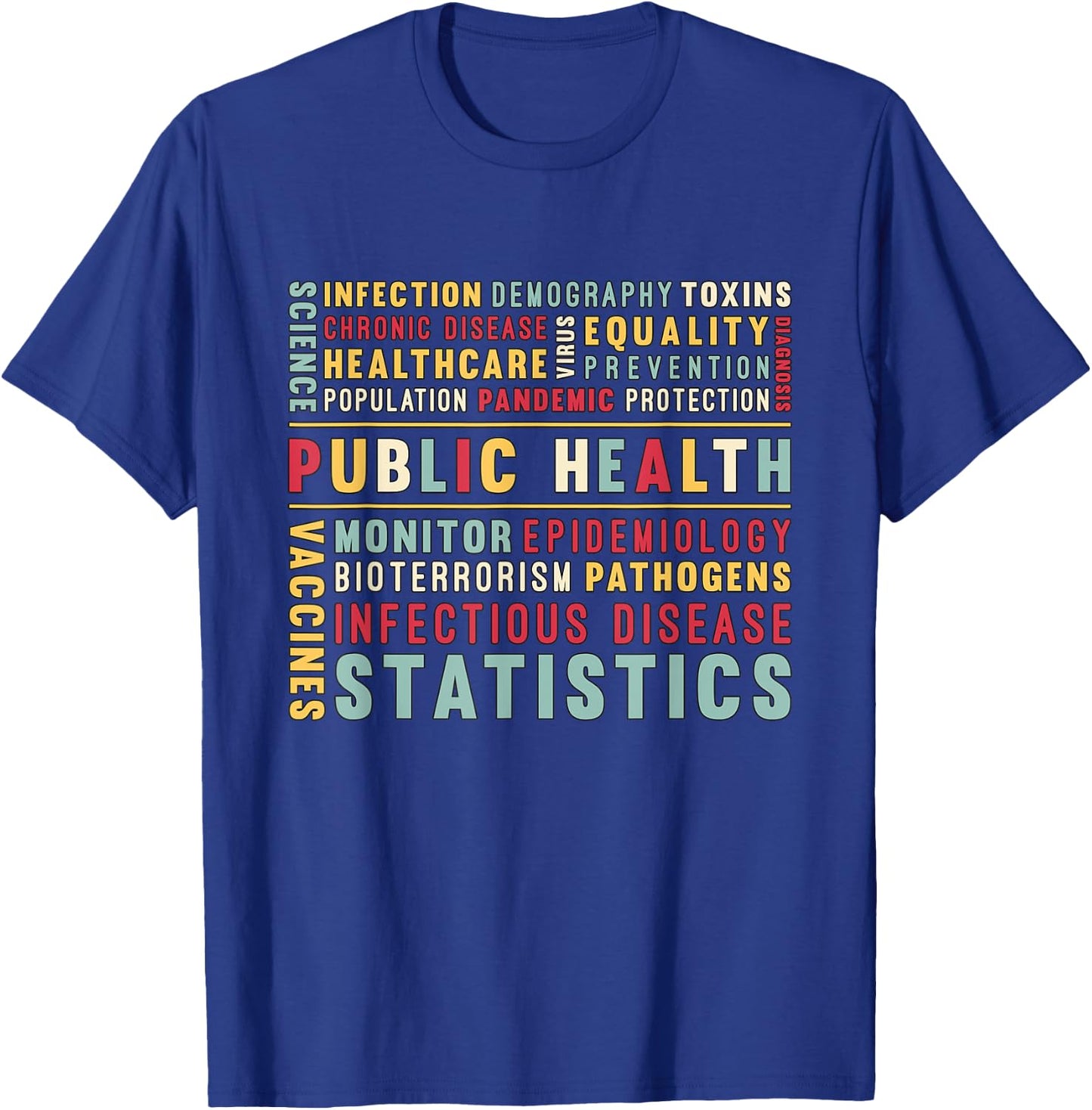 Public Health Loves Blood Donation Public Health Worker T-Shirt - T-Shirt | Royal