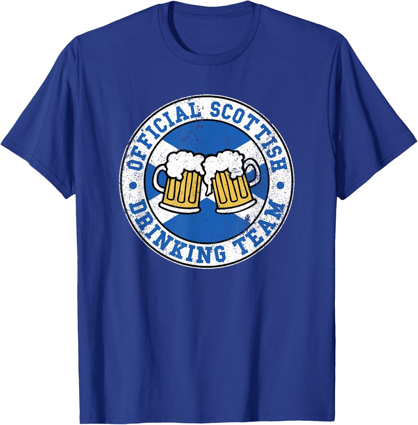 Official Scottish Drinking Team Funny Scotland Drinking Team T-Shirt - T-Shirt | Royal