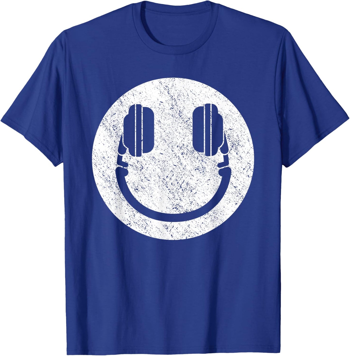 DJ Disc Jockey Smile T-Shirt - T-Shirt | Royal