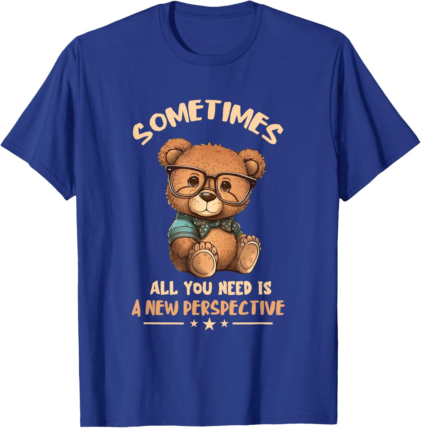 Optician Bear New Perspective Eye Doctor Ophthalmology T-Shirt - T-Shirt | Royal