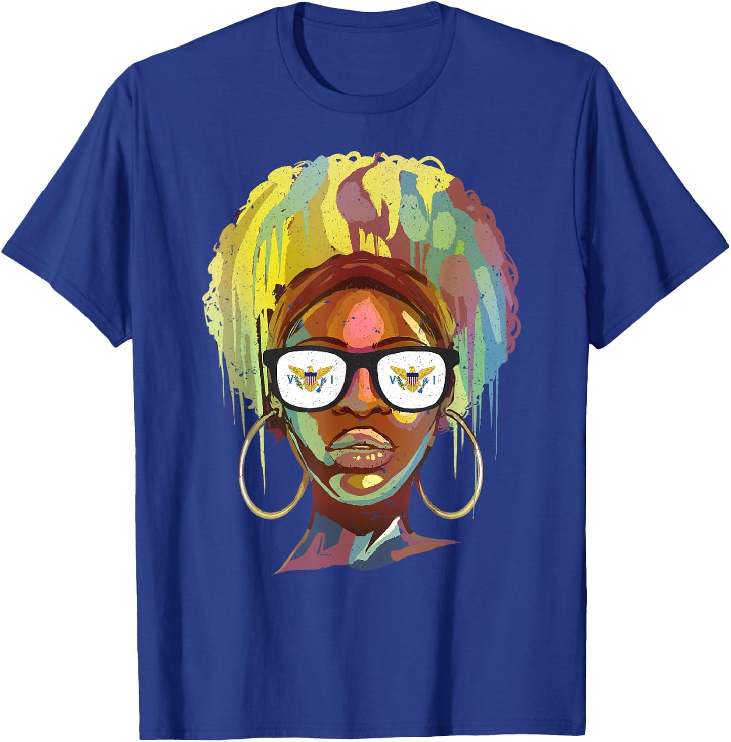 American Virgin Islands T-Shirt - T-Shirt | Royal