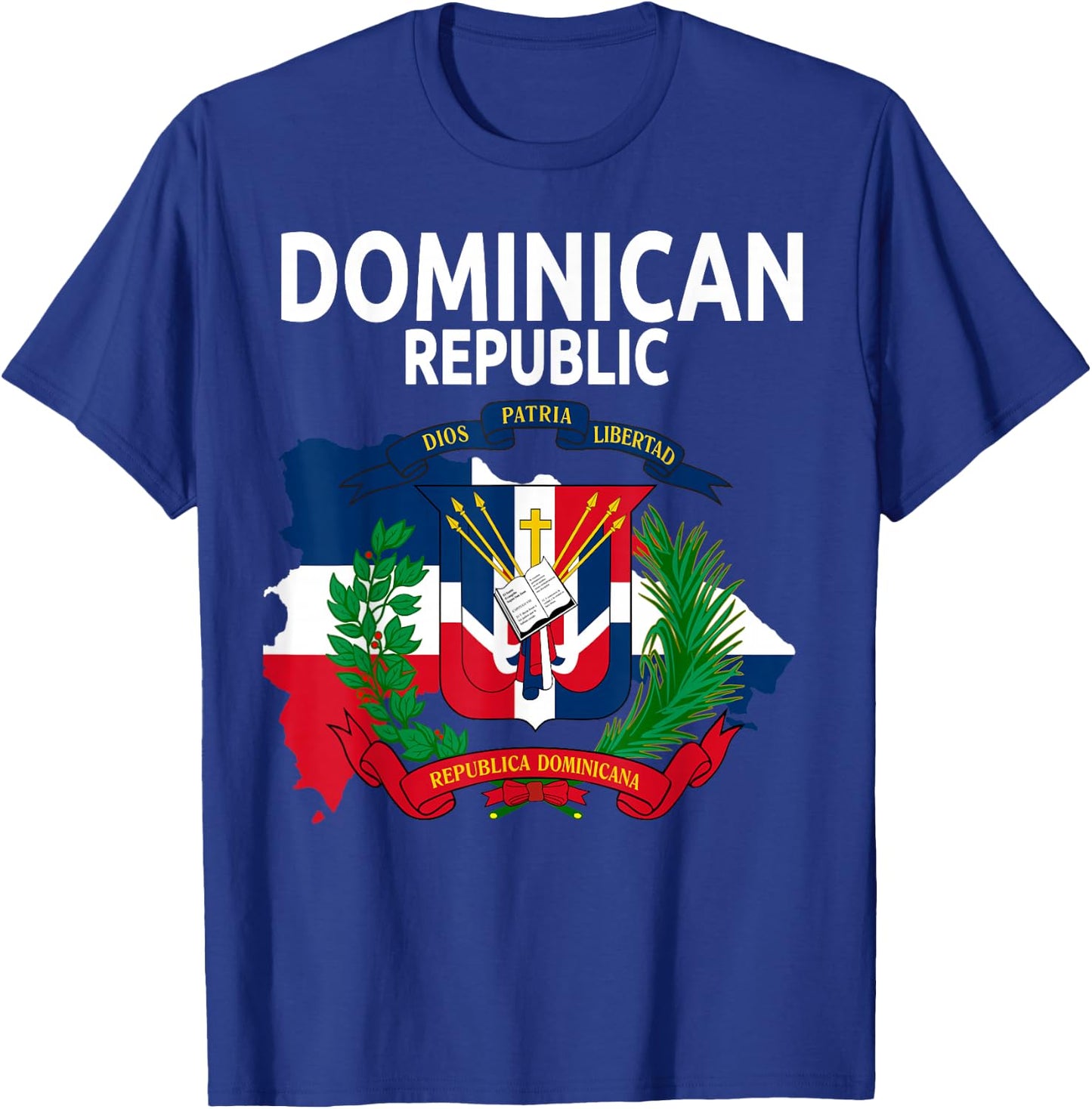 Coat of Arms Republica Dominicana & Dominican Flag Outfit T-Shirt - T-Shirt | Royal