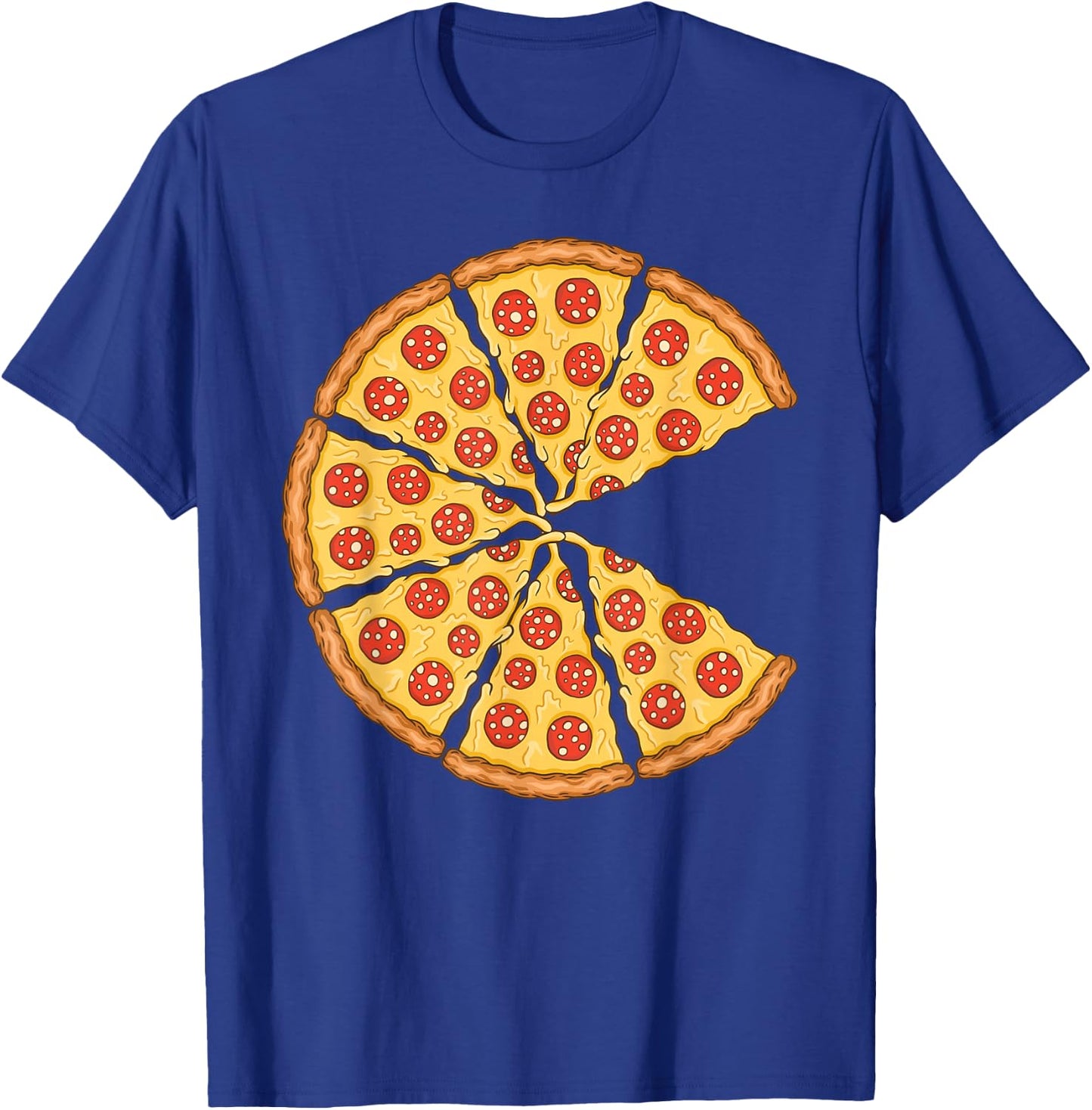 Pizza Costume Cute Pizza Slice Couple Matching Pizza Lovers T-Shirt - T-Shirt | Royal