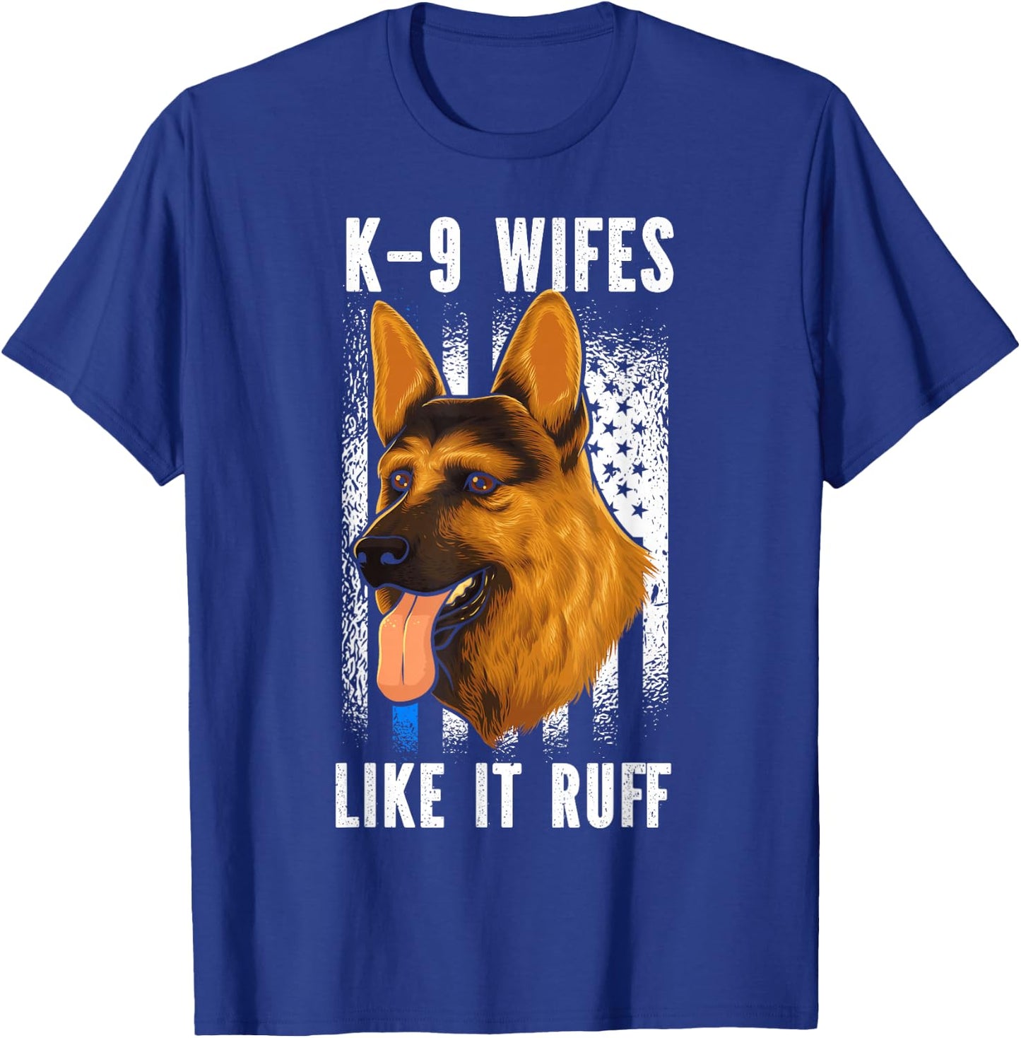 K9 Handler Police Dog Law Enforcement Police K9 Unit T-Shirt - T-Shirt | Royal