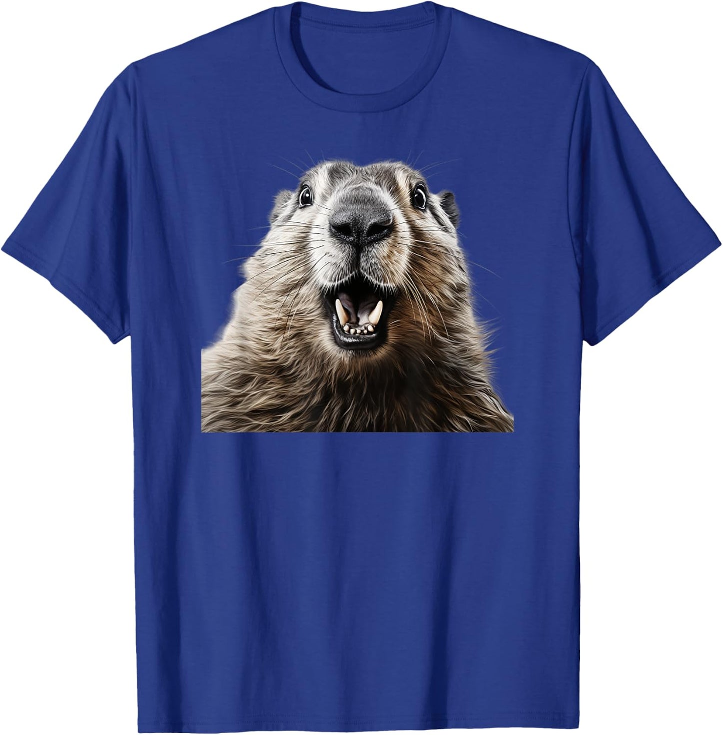 Funny Marmot T-Shirt - T-Shirt | Royal