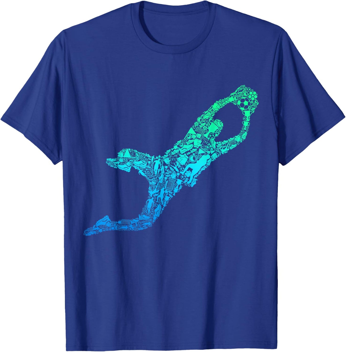 Soccer Goalie Goalkeeper Boys Kids Youth Men T-Shirt - T-Shirt | Royal