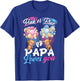 Bears Pink Or Blue Papa Loves You Gender Reveal T-Shirt - T-Shirt | Royal