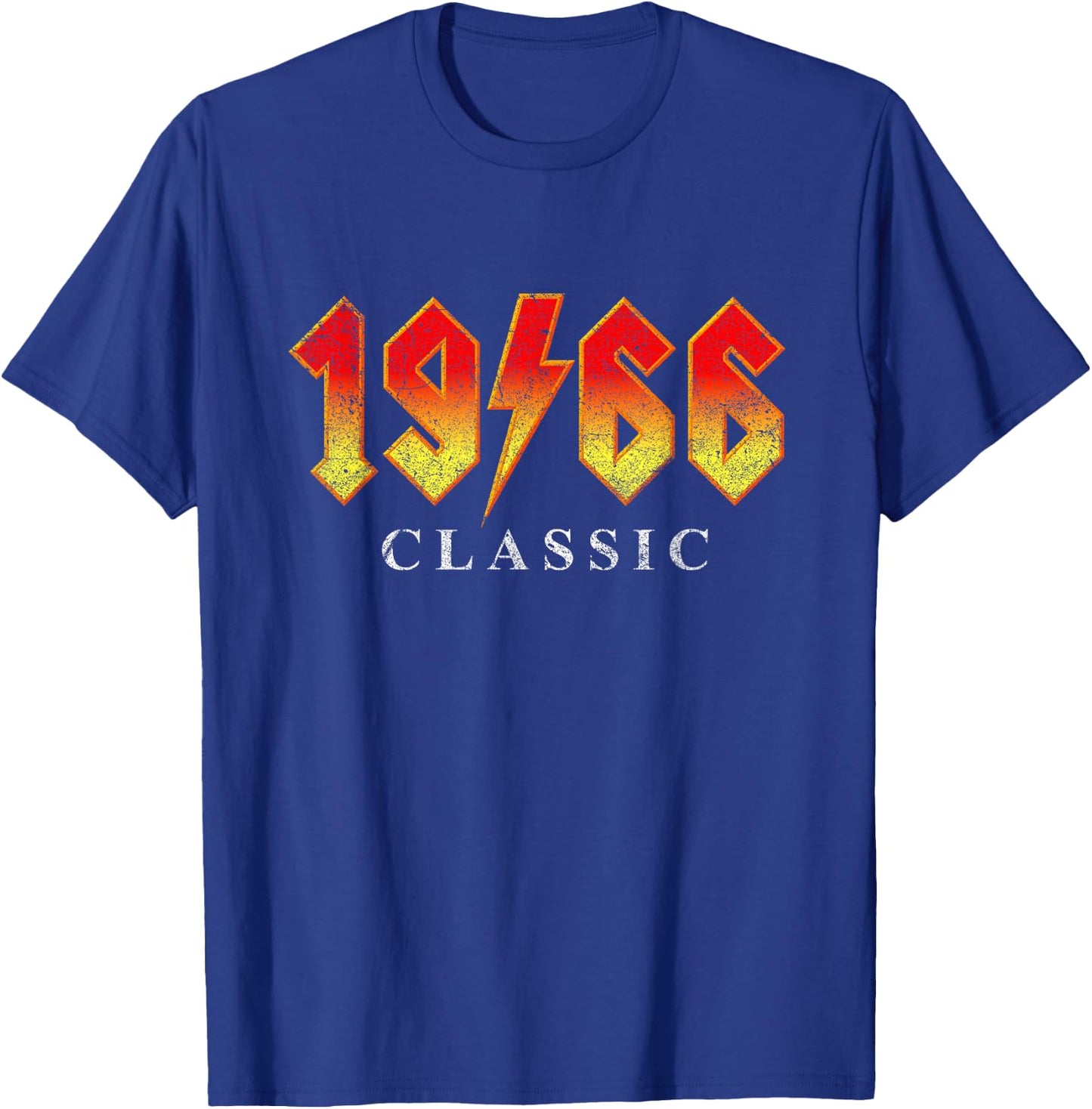 1966 Classic Vintage Rock Band Concert style Birthday T-Shirt - T-Shirt | Royal