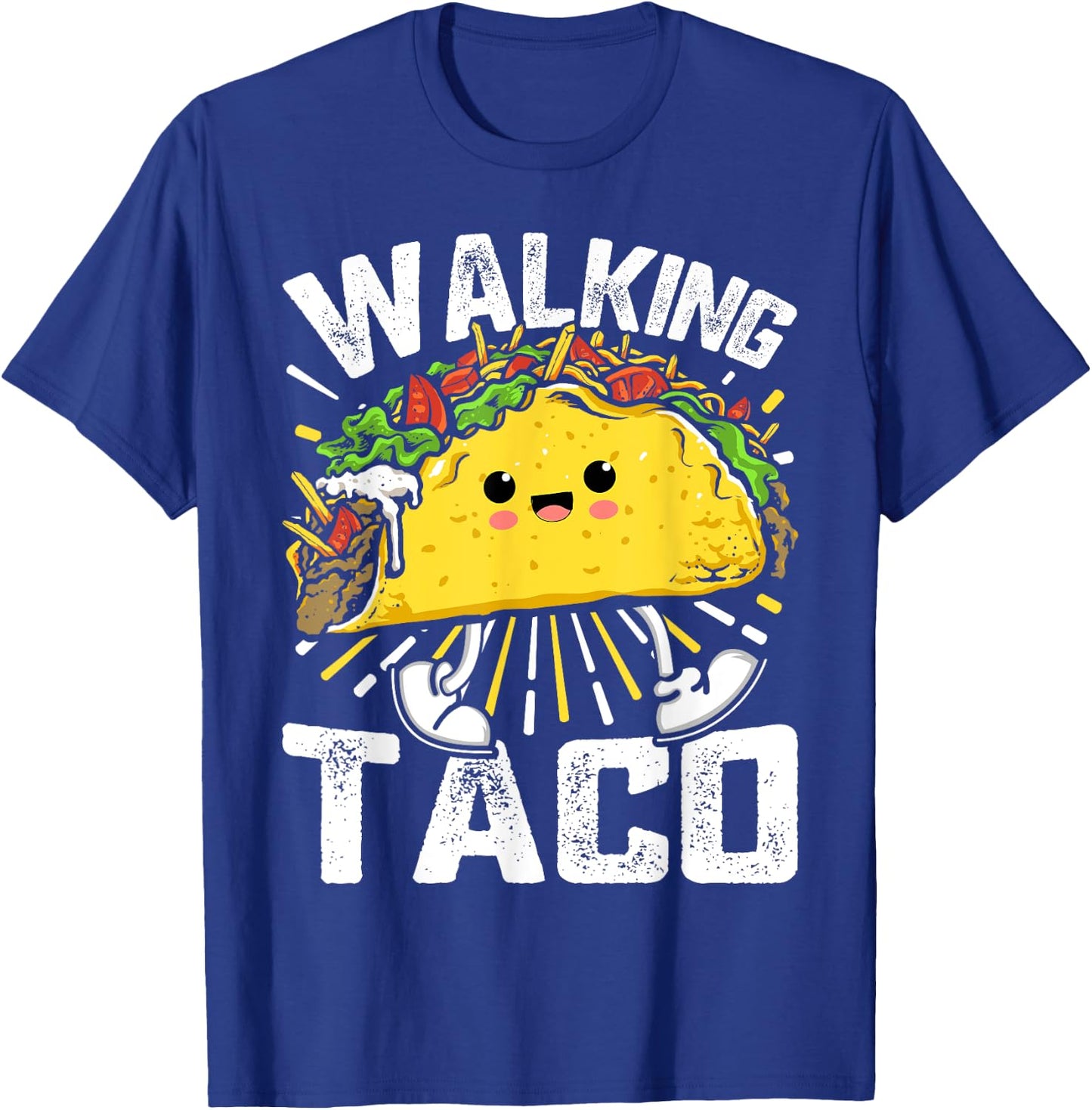 Walking Taco, Funny Tacos Lovers Costume Tacos T-Shirt - T-Shirt | Royal