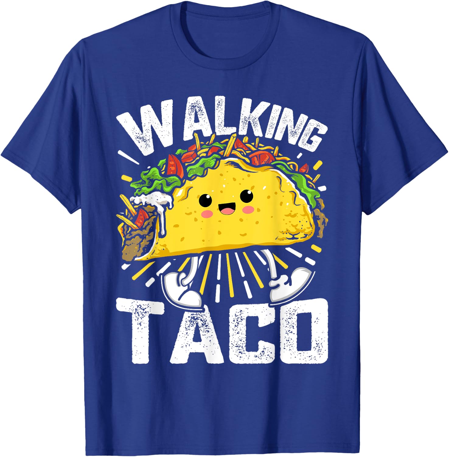 Walking Taco, Funny Tacos Lovers Costume Tacos T-Shirt - T-Shirt | Royal