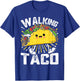 Walking Taco, Funny Tacos Lovers Costume Tacos T-Shirt - T-Shirt | Royal