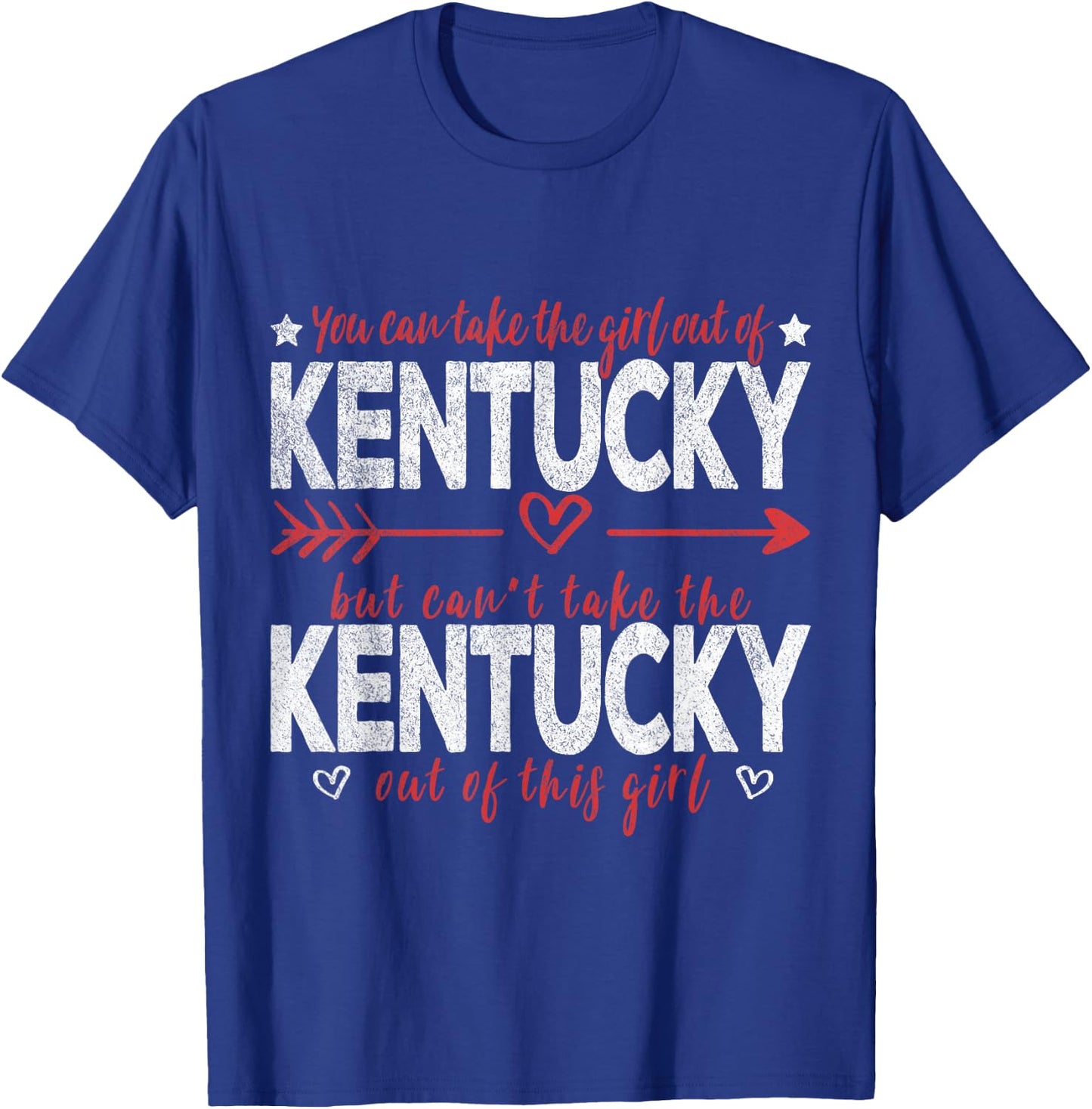 Girl Out Of Kentucky Hometown Home Kentucky T-Shirt - T-Shirt | Royal