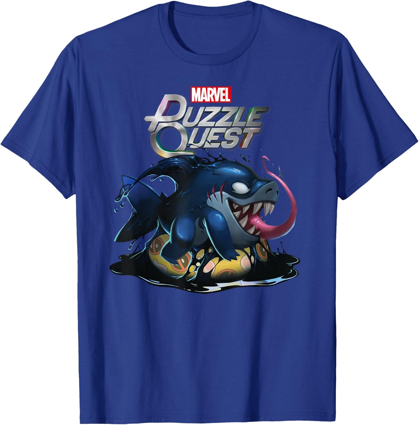 Marvel Puzzle Quest Jeff Land Shark Jeffrey Symbiote Floatie T-Shirt - T-Shirt | Royal