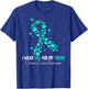 I Wear Teal For My Friend Ovarian Cancer Awareness T-Shirt - T-Shirt | Royal