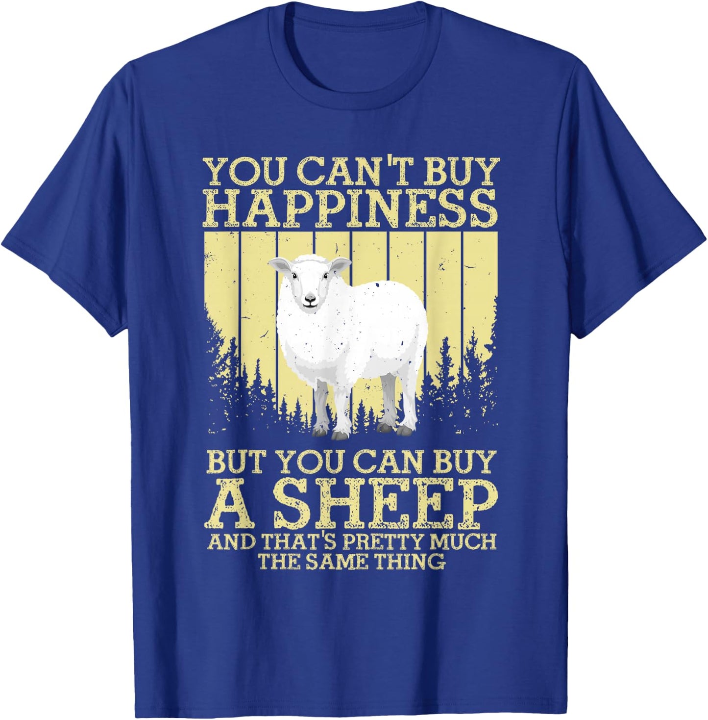 Cute Sheep Design Women Kids Livestock Sheep Lovers T-Shirt - T-Shirt | Royal