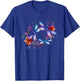 Dragonfly Shirts Chakra Color Flower Dragonflies T-Shirt - T-Shirt | Royal
