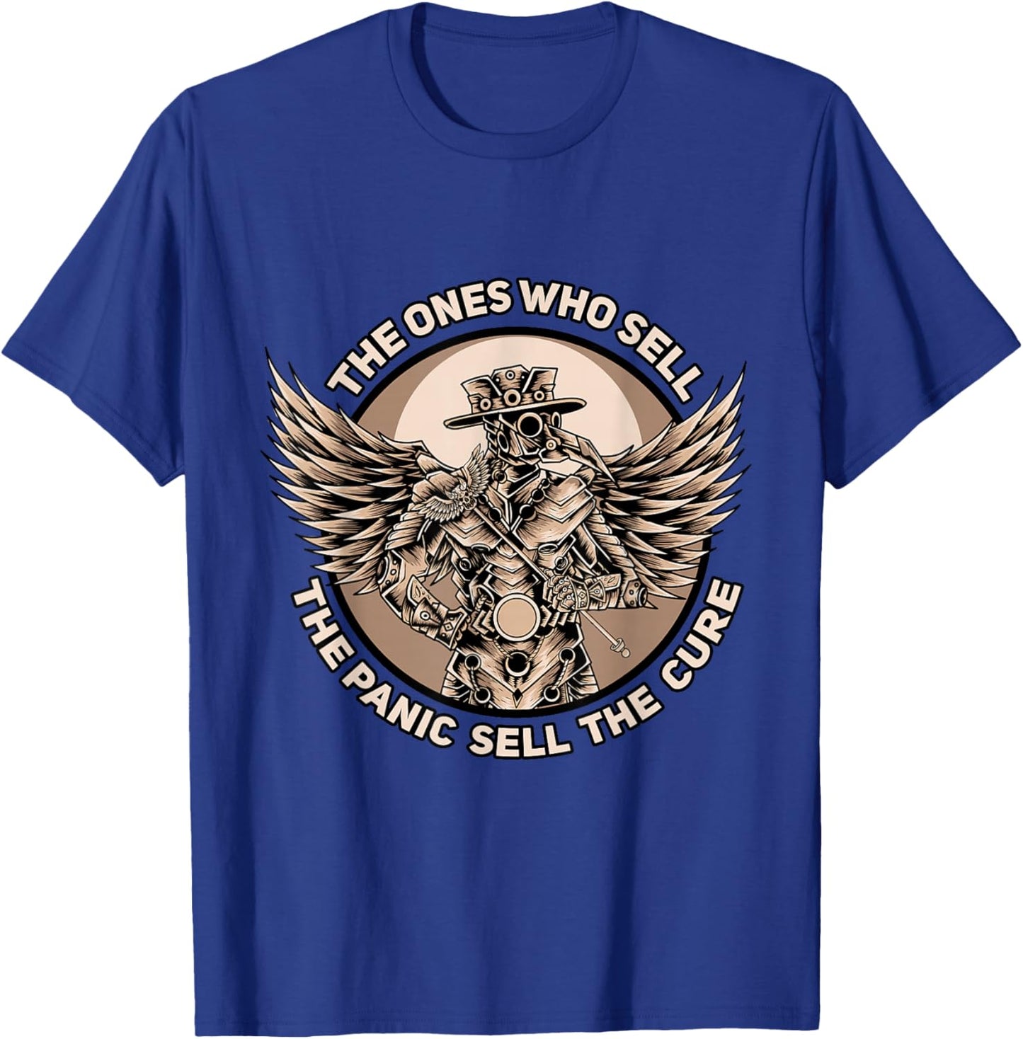 Plague Doctor - Those Who Sell the Panic T-Shirt - T-Shirt | Royal
