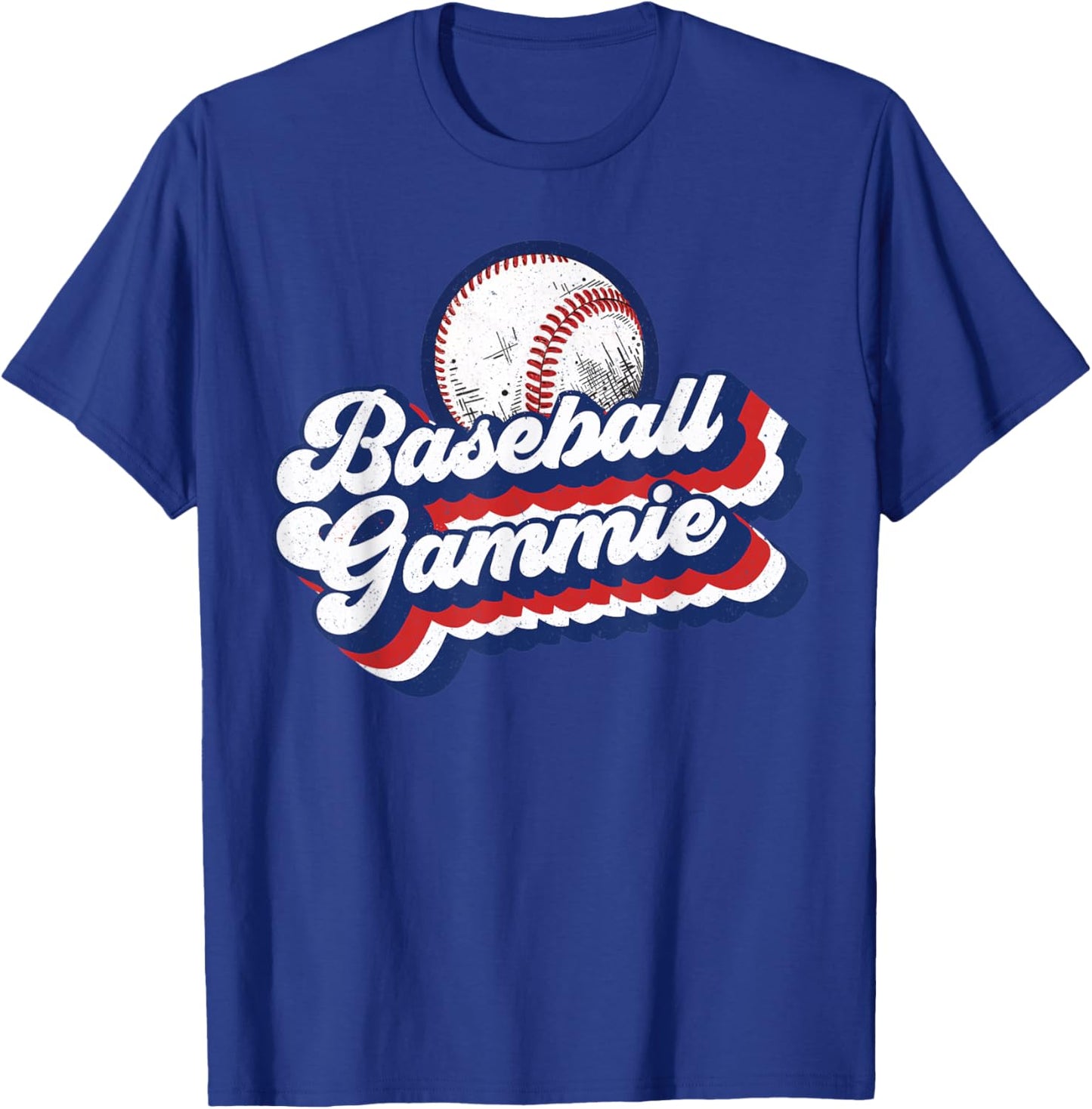 Baseball Gammie Grandma Shirt Mother's Day Gift T-Shirt - T-Shirt | Royal