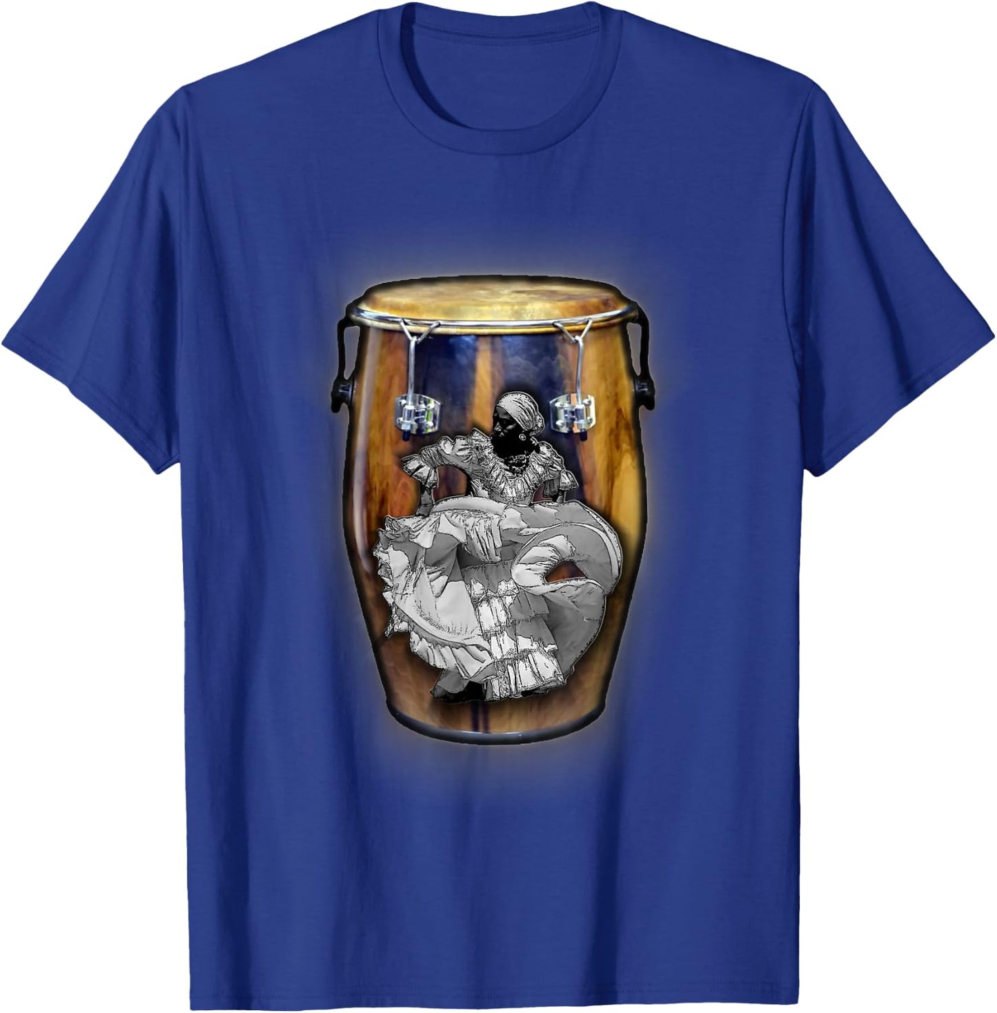 Bomba de Puerto Rico Boricua Dance T-Shirt - T-Shirt | Royal