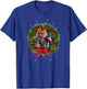 Chucky Christmas Wreath Friends Til the End T-Shirt - T-Shirt | Royal