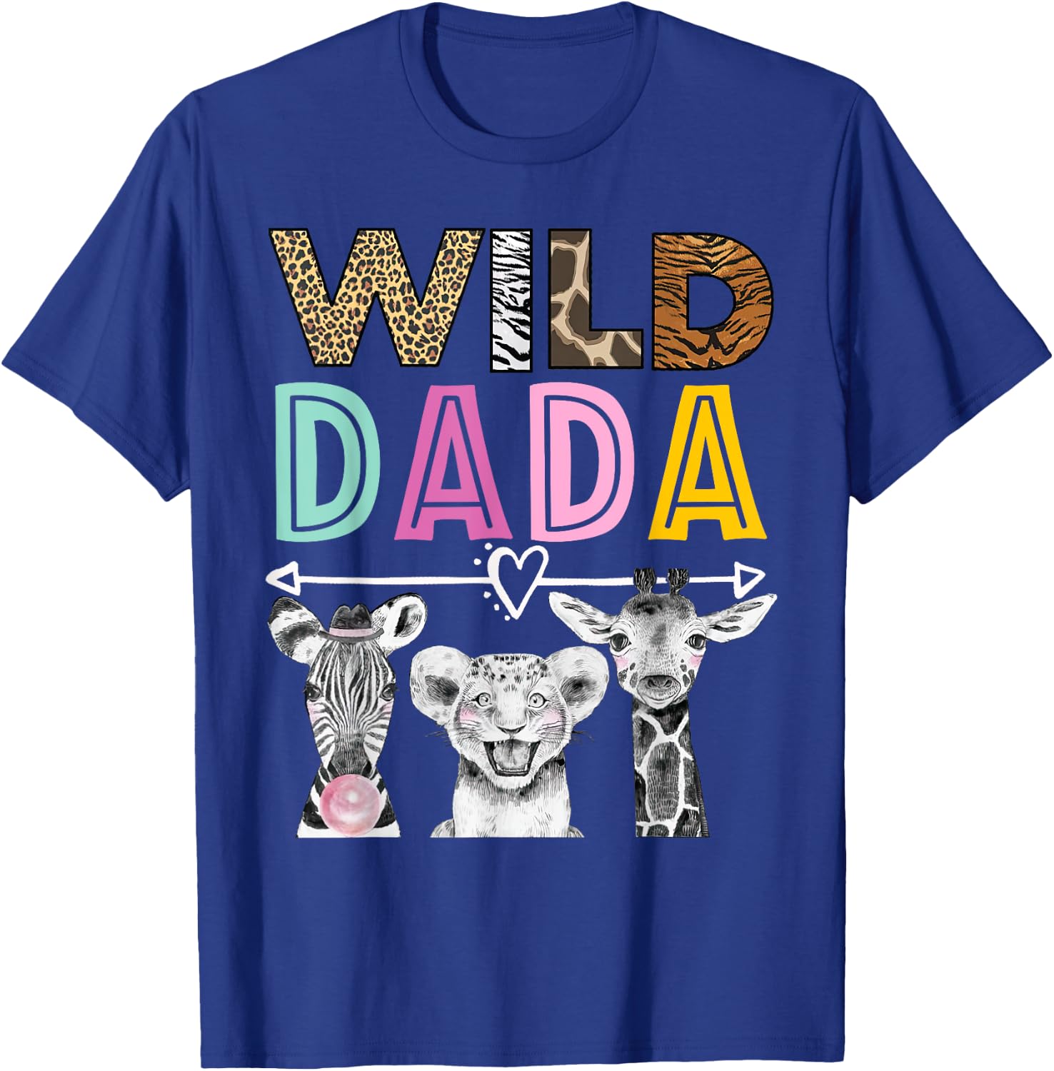 Wild Dada Zoo Theme Birthday Safari Jungle Matching Party T-Shirt - T-Shirt | Royal
