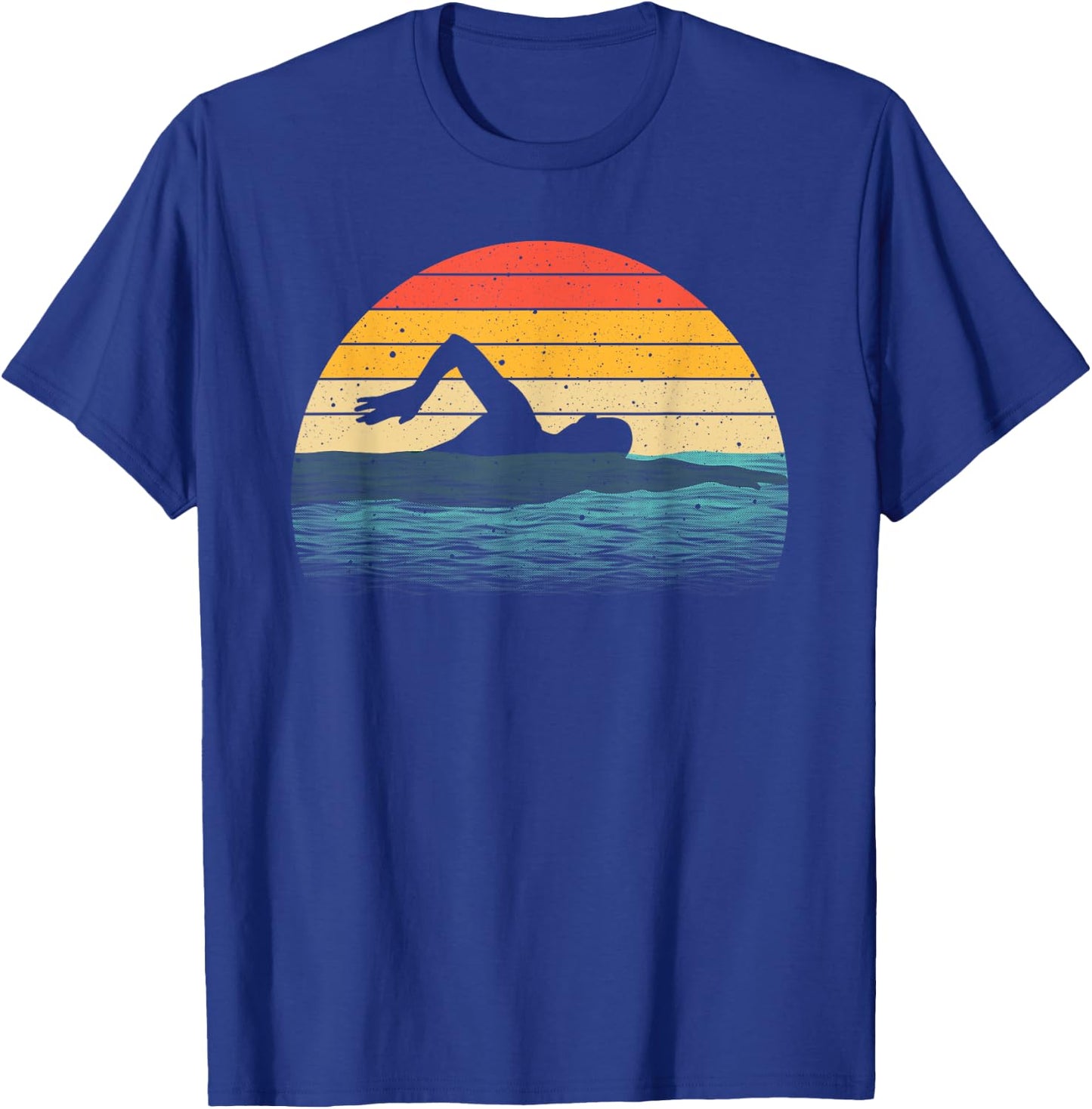 Funny Swimming Art Women Swim Coach Rescue Swimmer T-Shirt - T-Shirt | Royal