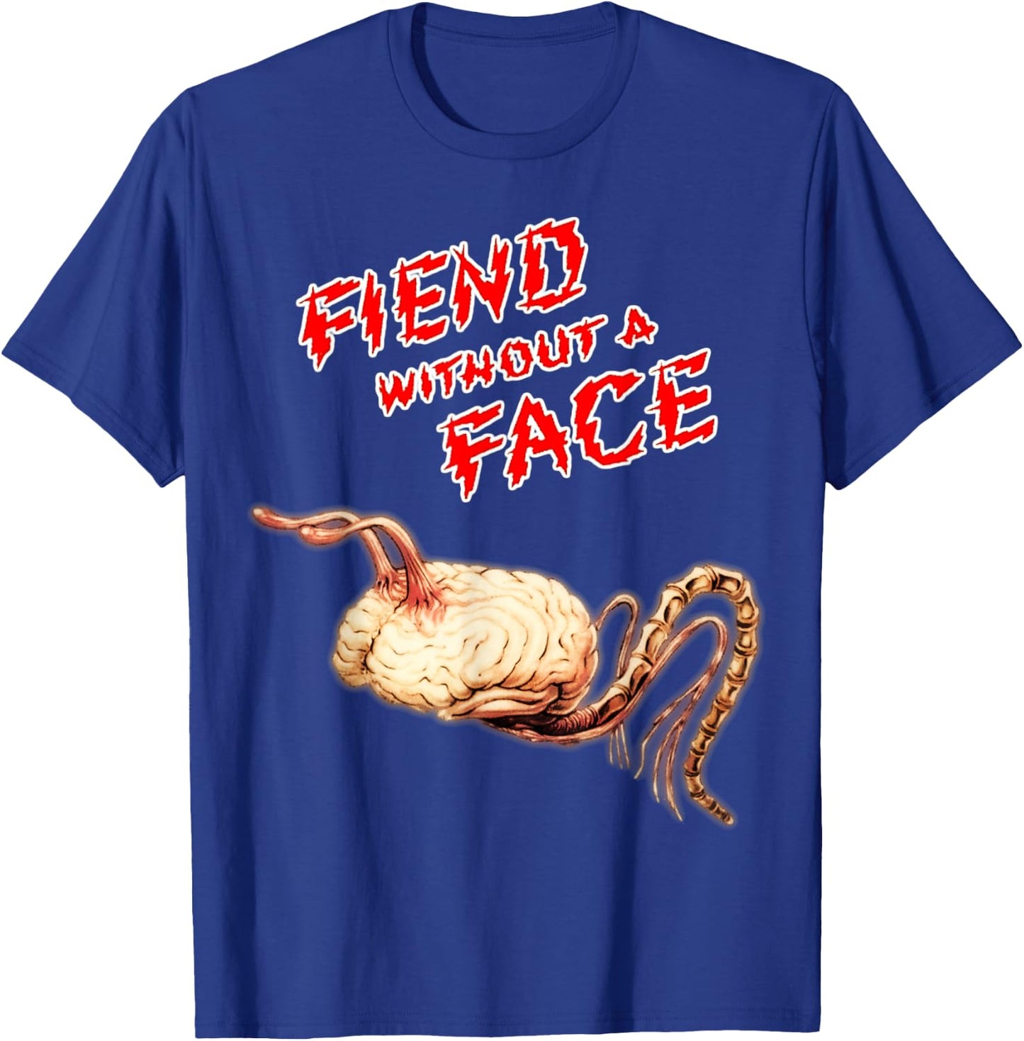 Vintage Horror Monster Fiend Without a Face T-Shirt - T-Shirt | Royal
