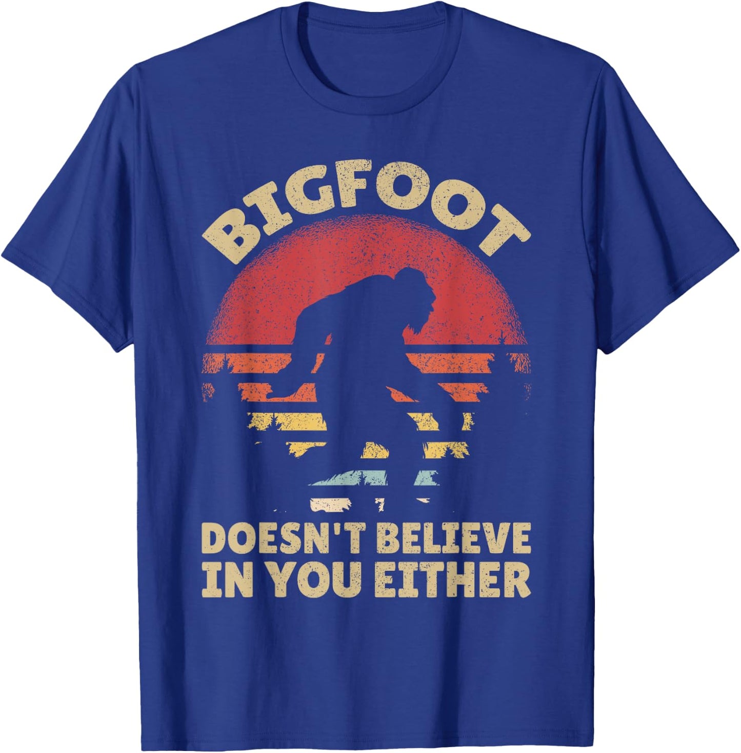 Bigfoot Costume Kids Sasquatch Outfit Big Foot Bigfoot T-Shirt - T-Shirt | Royal