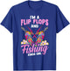 Flip Flops And Fishing Kinda Girl Women Fishing T-Shirt - T-Shirt | Royal