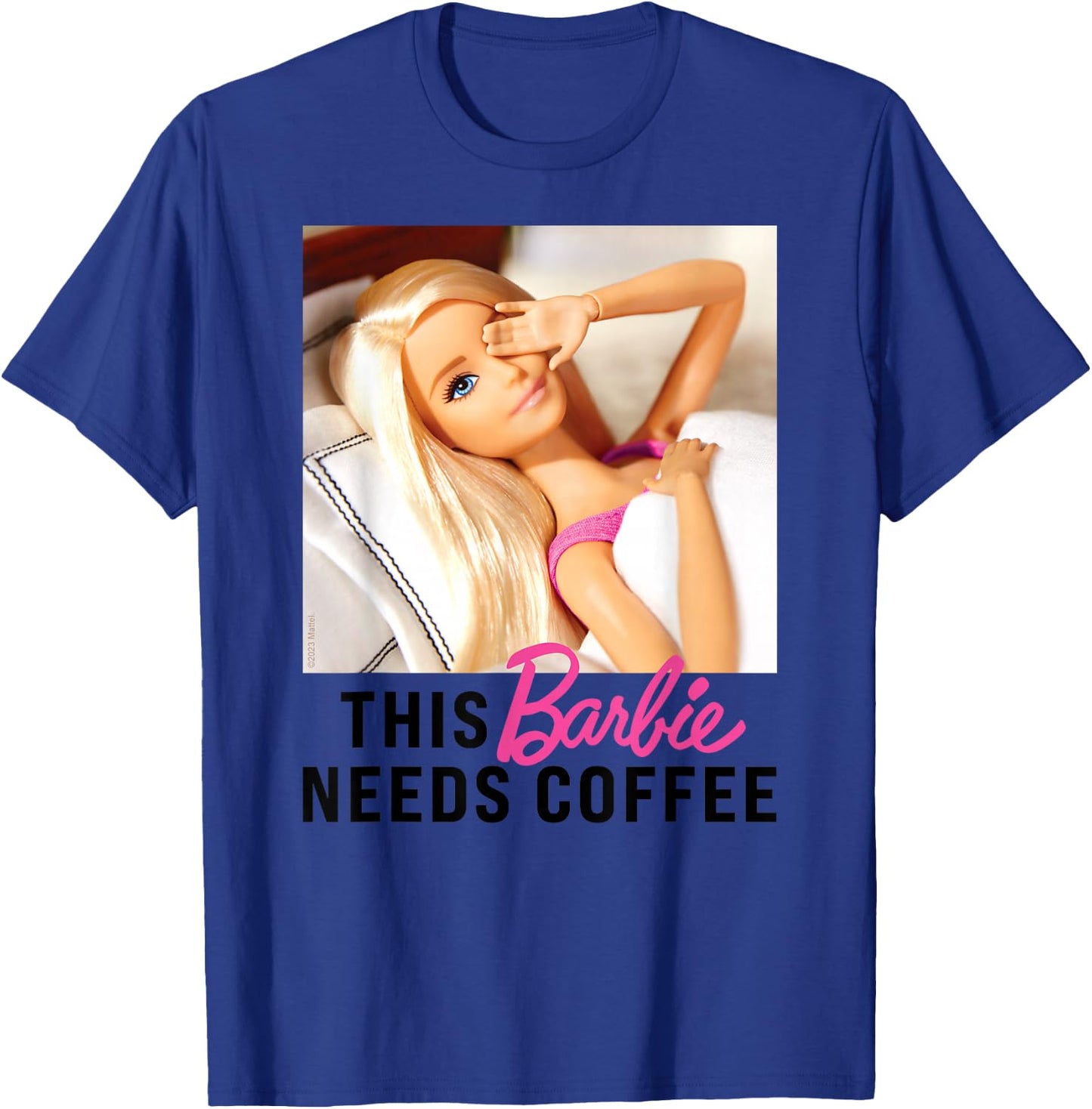 Barbie - This Barbie Needs Coffee T-Shirt - T-Shirt | Royal