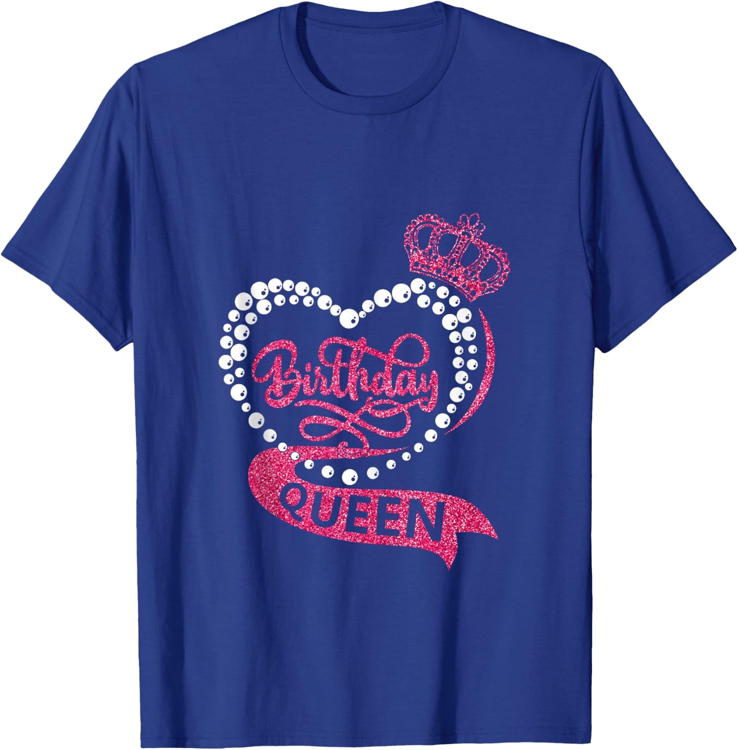 Birthday Queen Squad It's My Birthday Girls Women Matching T-Shirt - T-Shirt | Royal