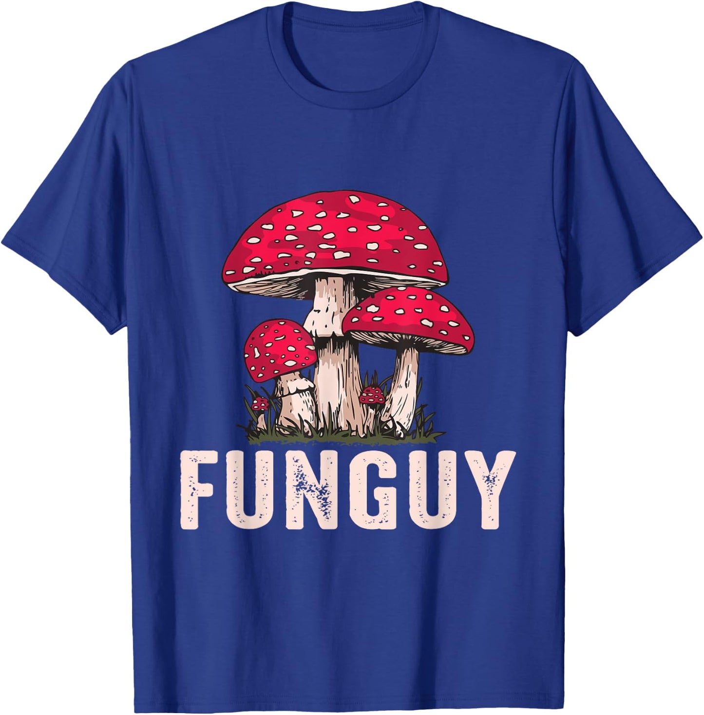 Fun Guy Funny Mushroom T-Shirt - T-Shirt | Royal