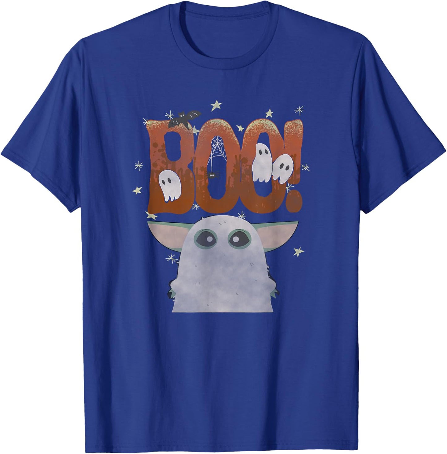 Star Wars: The Mandalorian Halloween Grogu Ghost Boo! T-Shirt - T-Shirt | Royal