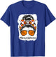 Bleached Basketball Sister Messy Bun Ball T-Shirt - T-Shirt | Royal