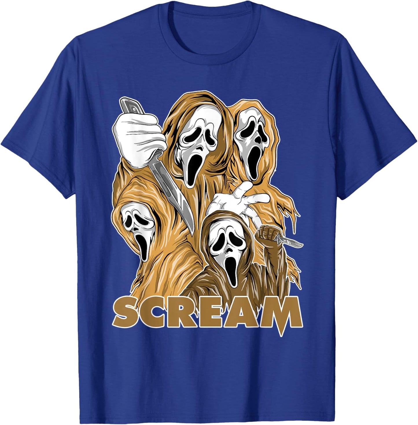 SCREAM Vintage 90s Halloween OG Heirloom 1s Matching T-Shirt - T-Shirt | Royal