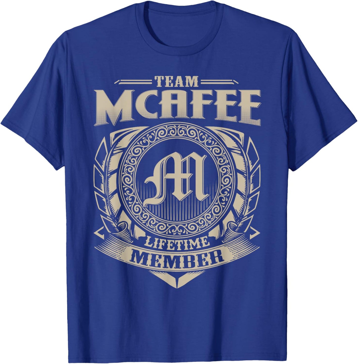 Vintage Classic MCAFEE Family Apparels Team MCAFEE Lifetime Member MCAFEE Name Personalized Vintage T-Shirt - T-Shirt | Royal
