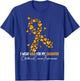 Daughter Childhood Cancer Awareness T-Shirt - T-Shirt | Royal