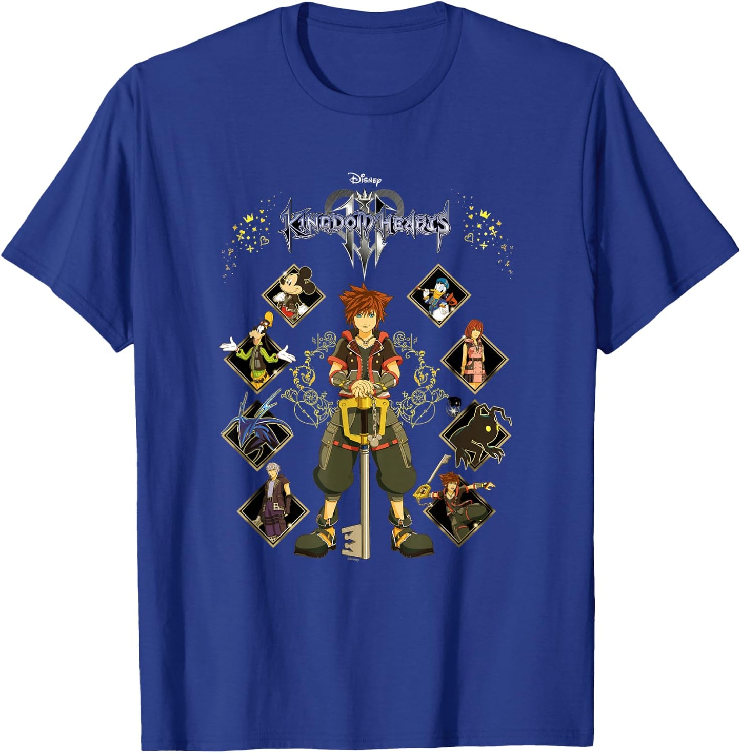 Kingdom Hearts Full Hearted Cast Group Shot Grown Up T-Shirt - T-Shirt | Royal